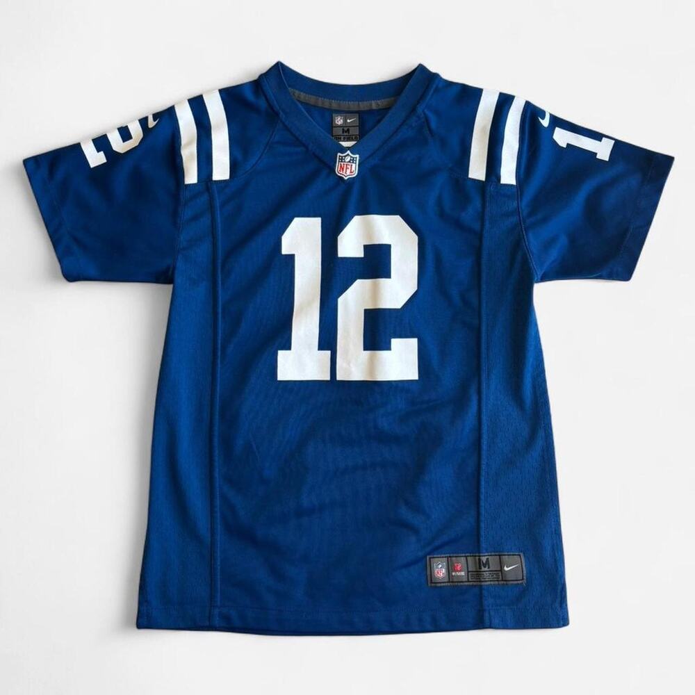 Nike Kids Boys M 10/12 Football Jersey Indianapolis Colts NFL Blue White
